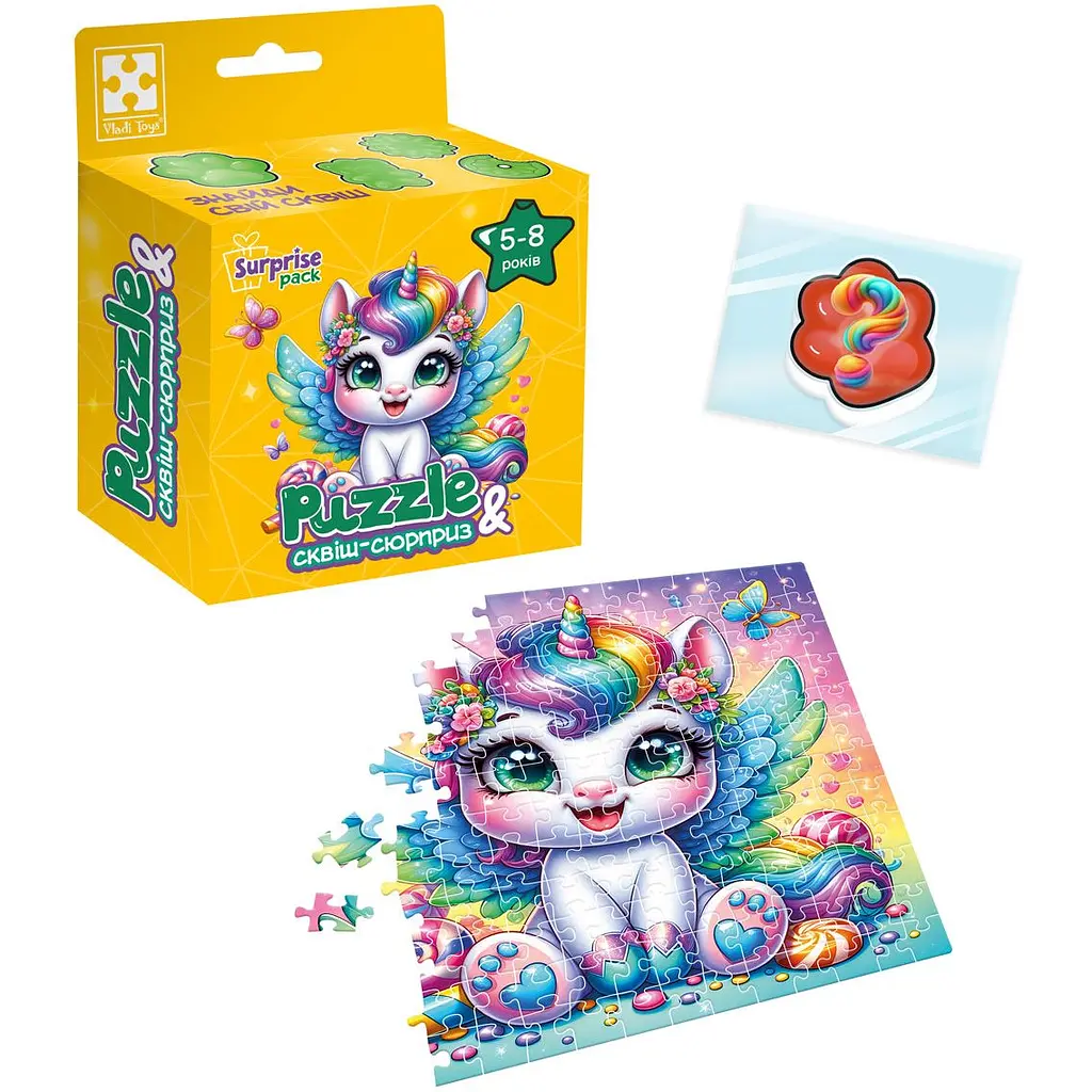 Пазлы с сюрпризом Vladi Toys Единорожка (VT8030-01) - фото 2