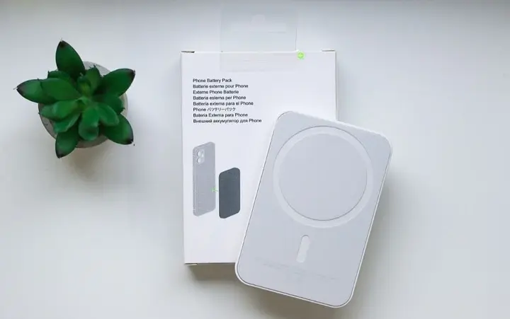 Повербанк MagSafe 5000mAh бездротовий, акумулятор 18W - фото 3