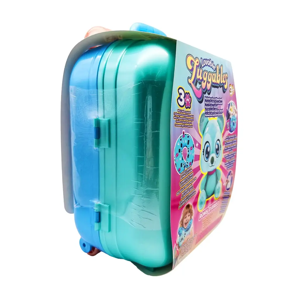 Ігровий набір Lovable Luggables м'яка іграшка Romy з подушкою і валізкою (815887029538) - фото 4