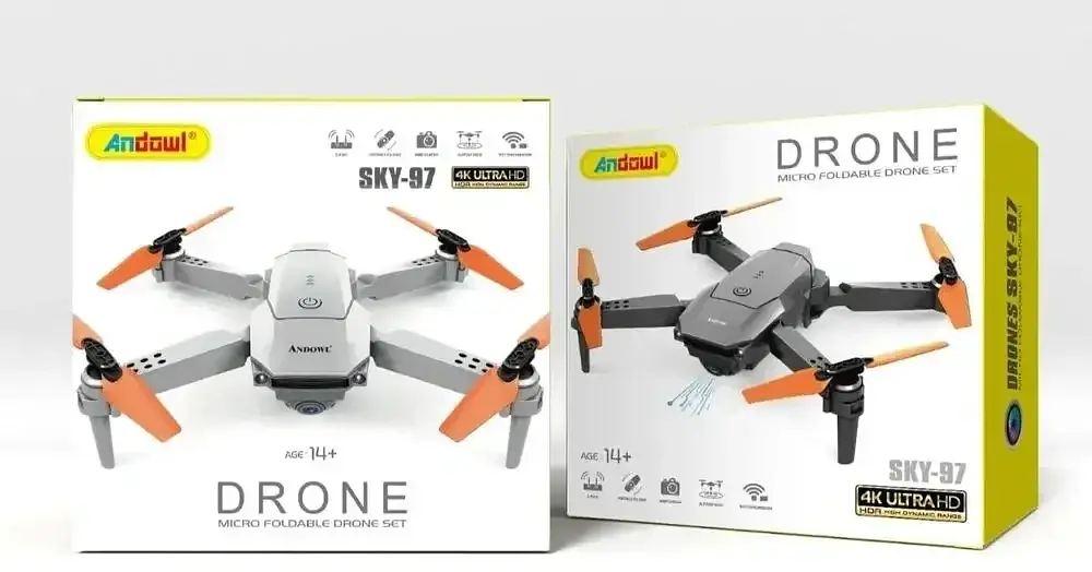Сложный FPV дрон-квадрокоптер с видеокамерой SKY-97 с дистанционным управлением - фото 4