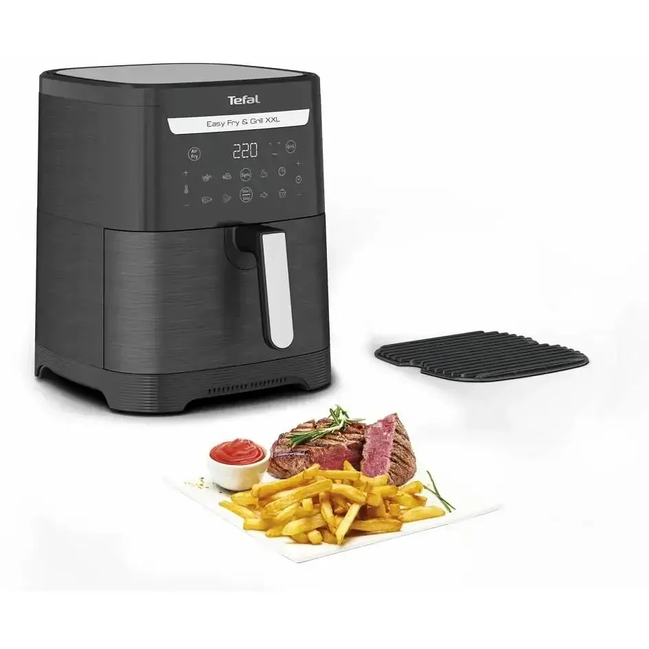 Мультипіч Tefal EasyFry&Grill XXL 1830 Вт чорна (EY801815) - фото 6