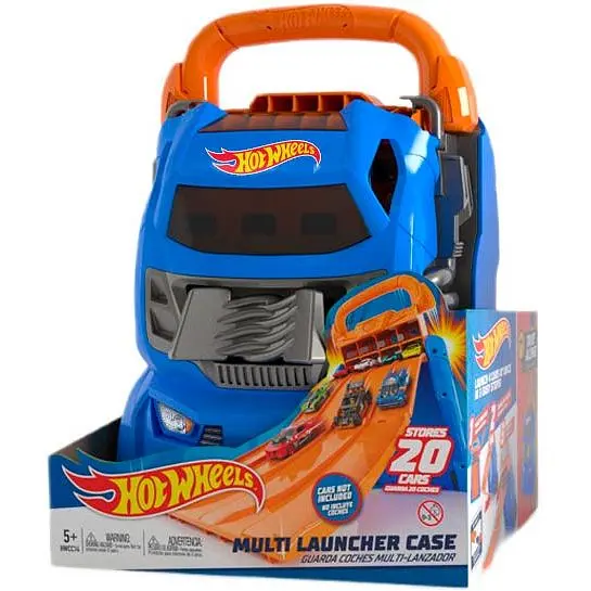 Портативный трек-контейнер Hot Wheels с 4 параллельными дорожками (HWCC14) - фото 8