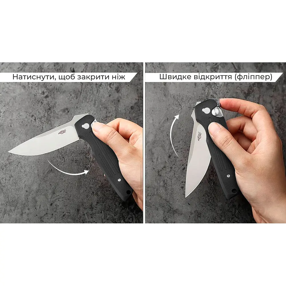 Нiж складаний Firebird FH926-BK чорний - фото 10