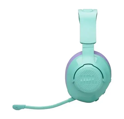 Навушники JBL Quantum 360 Wireless, Cyan (JBLQTUM360CYN), Bluetooth, 2.4 ГГц, USB Type-C, знімний мікрофон, чутливість навушників 94 дБ, час роботи до 22 год - фото 4