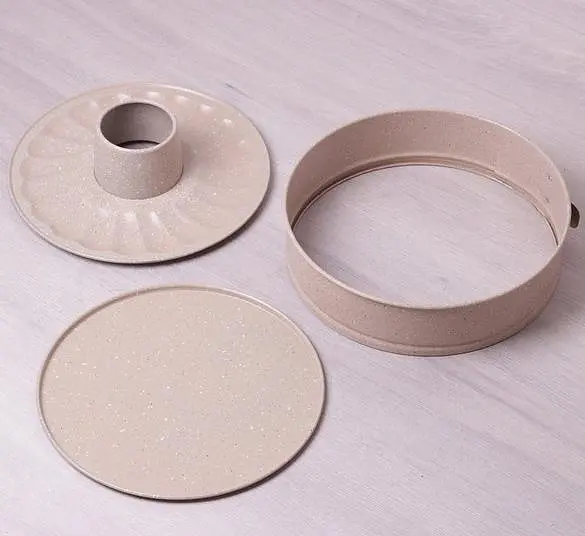 Форма Kamille Marble для выпечки разъемная со сменным дном для кекса Ø26х7 см kuh0006944 - фото 3