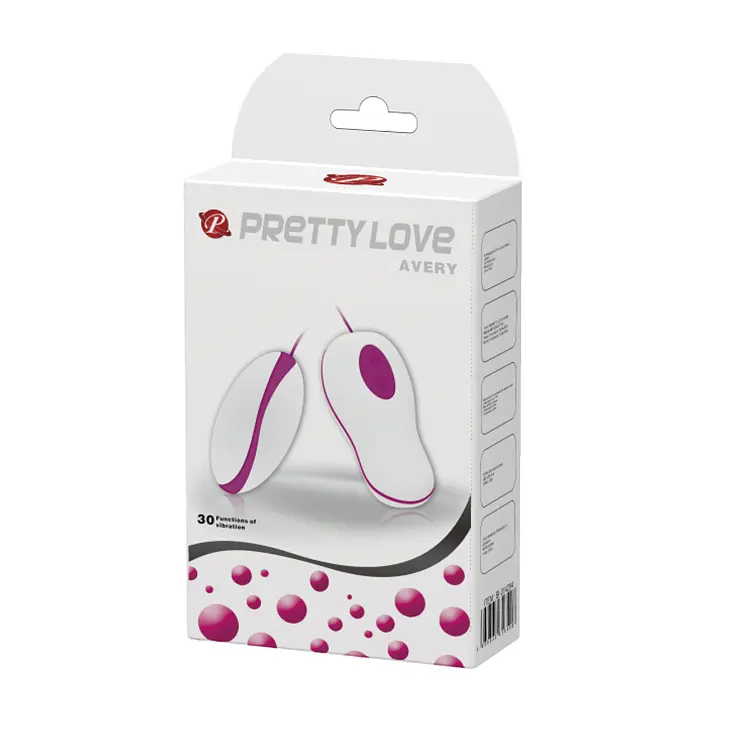 Віброяйце Pretty Love Avery Vibrating Egg Pink - фото 9