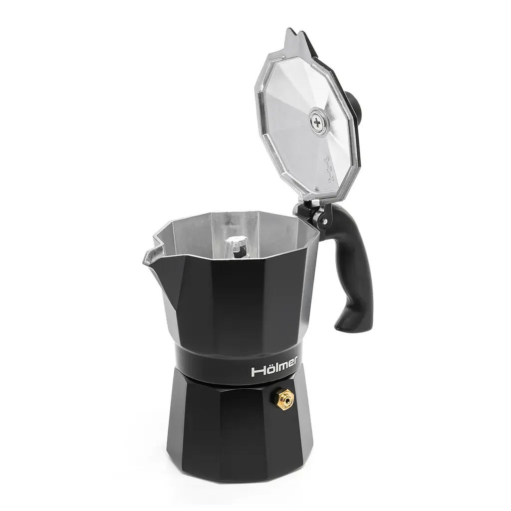 Гейзерна кавоварка Holmer CF-0100-B Black Moon 100 мл чорна (CF-0100-B Black Moon) - фото 4