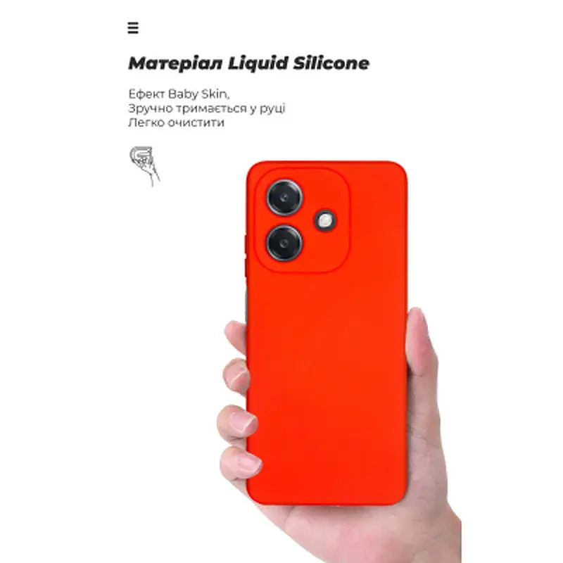 Чохол до мобільного телефона Armorstandart ICON OPPO A3 4G / A3x 4G Camera cover Red (ARM80885) - фото 7
