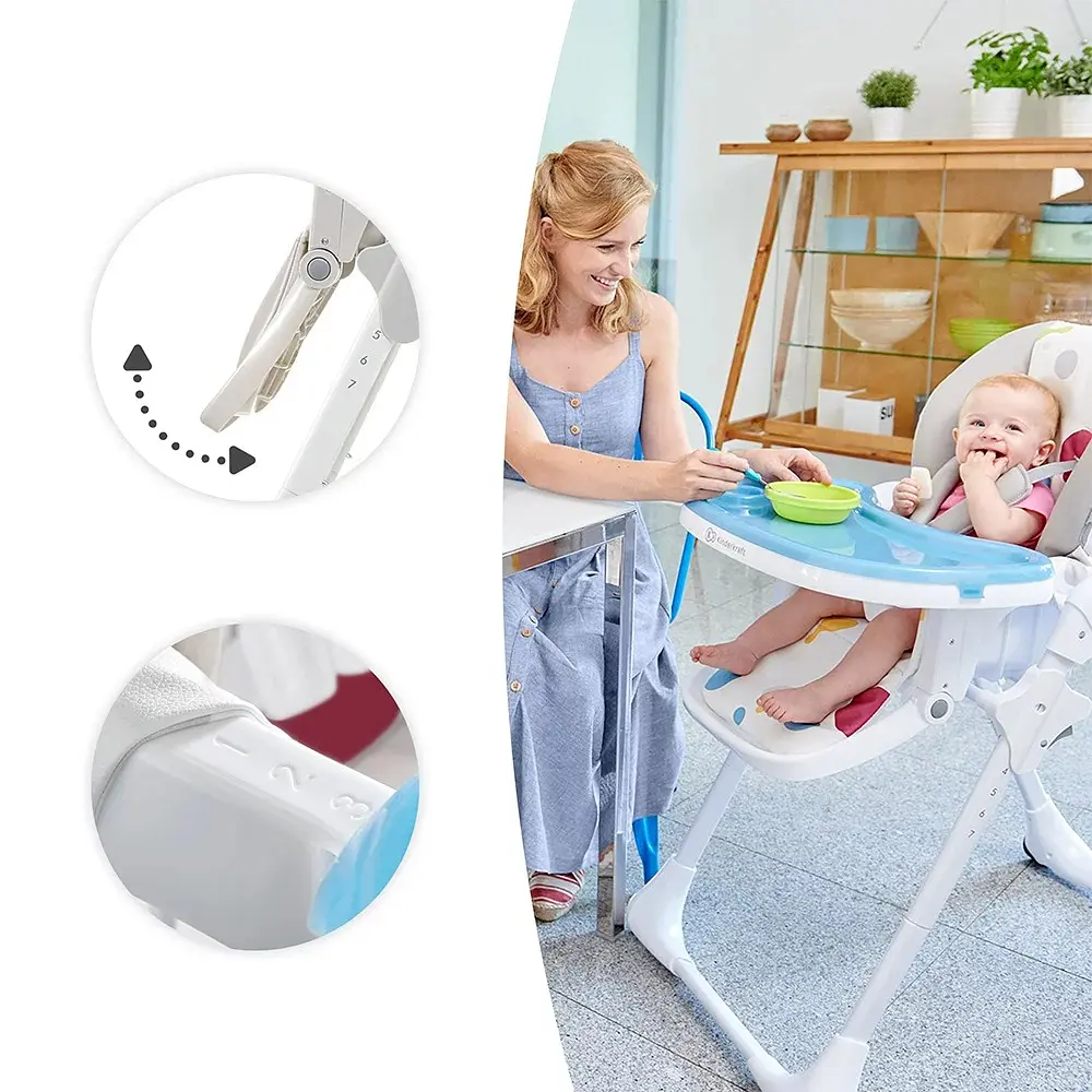 Стульчик для кормления Kinderkraft Yummy Gray (5902533906284) - фото 12