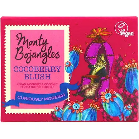 Конфеты Monty Bojangles трюфели веган малина-кокос 100 г - фото 2