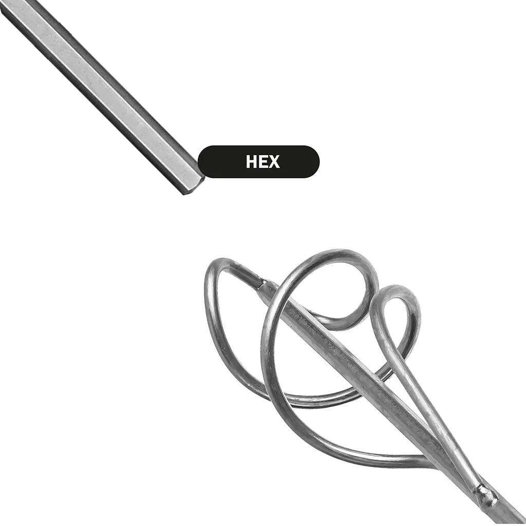 Міксер для розчинів HEX 60 мм (100-029) - фото 4