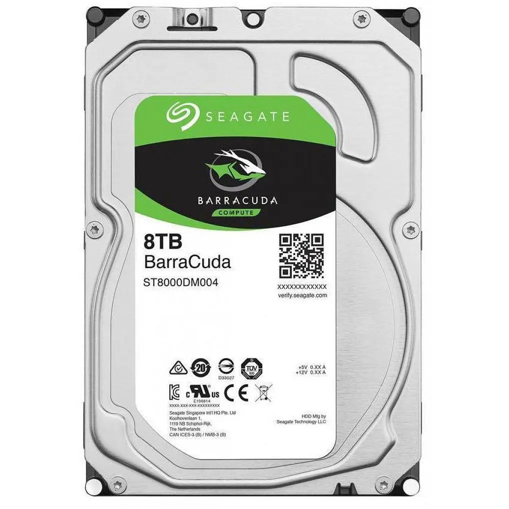 Жесткий диск Seagate 3.5 BarraCuda HDD 8Tb (ST8000DM004)