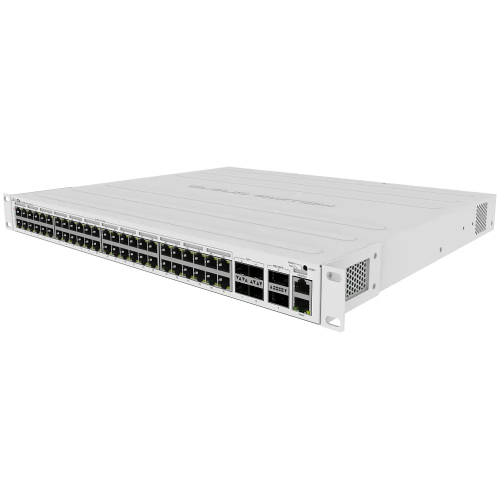 Комутатор Mikrotik CRS354-48P-4S+2Q+RM 48xGE PoE+,4xSFP+ 2xQSFP+ 750W max L3 - фото 3