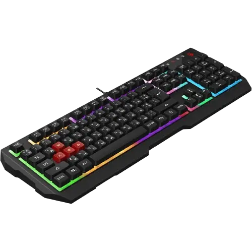Клавиатура A4Tech Bloody B135N RGB Black (B135N BLOODY (BLACK)) - фото 3