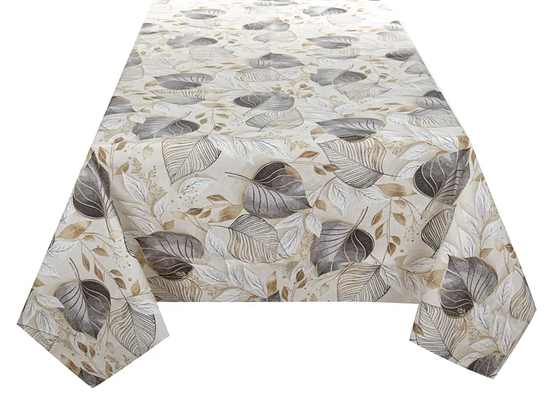 Скатертина Lefard Home Textile Paladium 240х140 см водовідштовхувальна сіра (715-419) - фото 2
