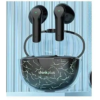 Наушники беспроводные Lenovo XT95 Pro Light Black стерео гарнитура в кейсе - фото 2