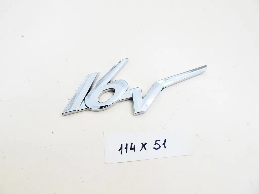Емблема напис 16V для Citroen (Хром) 114х51 мм (на скотчі) - фото 4