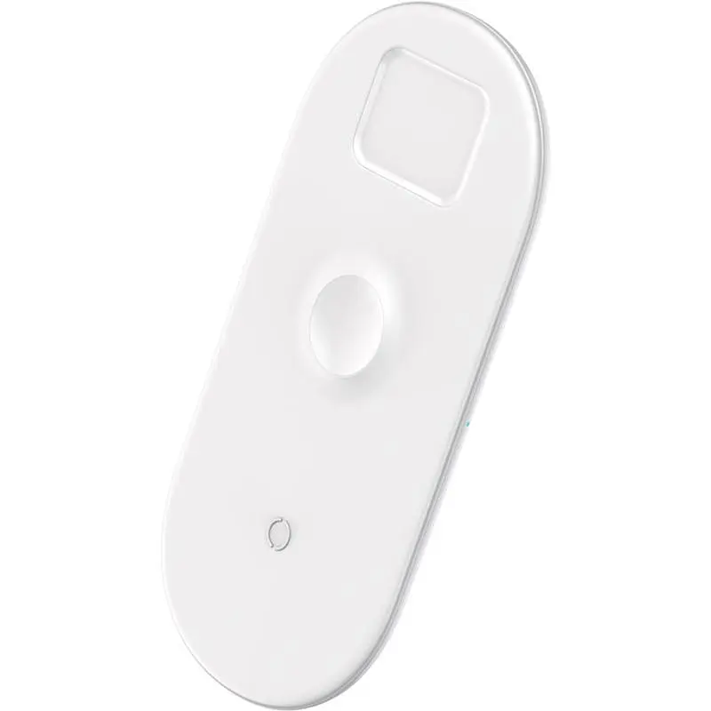 Беспроводное зарядное устройство для Baseus Smart 3 в 1 (Phone + Watch + Pods) 18W WX3IN1-C02 White - фото 6