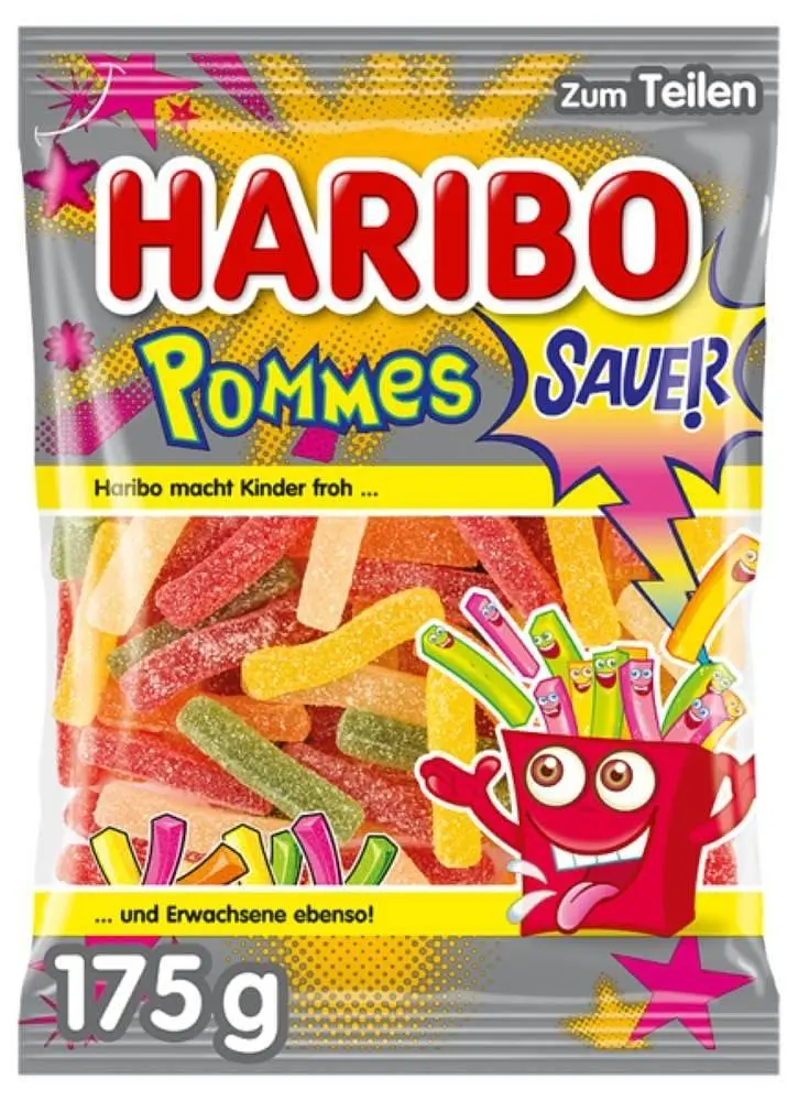 Желейні цукерки Haribo Pommes Sauer 175 г (4001686329870)