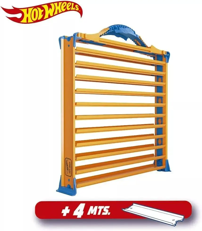 Игровой гараж Hot Wheels с дорожками для хранения машинок (HWCC9B) - фото 3