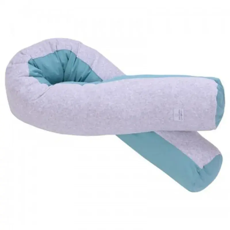 Подушка Верес для годування "Comfort Long Velour grey-tiffany" 170x52 (302.01.3) - фото 2
