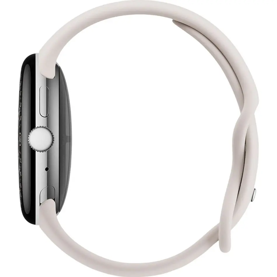 Смарт-часы Google Pixel Watch 4 45mm Wi-Fi Polished Silver Aluminum case/Porcelain Active Band [161535] - фото 4