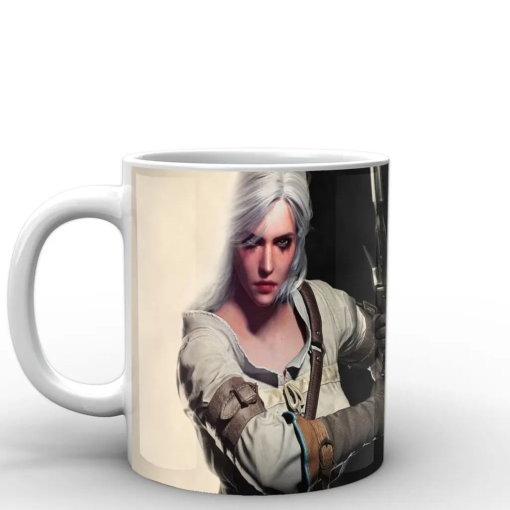 Кухоль GeekLand The Witcher Відьмак постер TW.02.031 330 мл білий - фото 3
