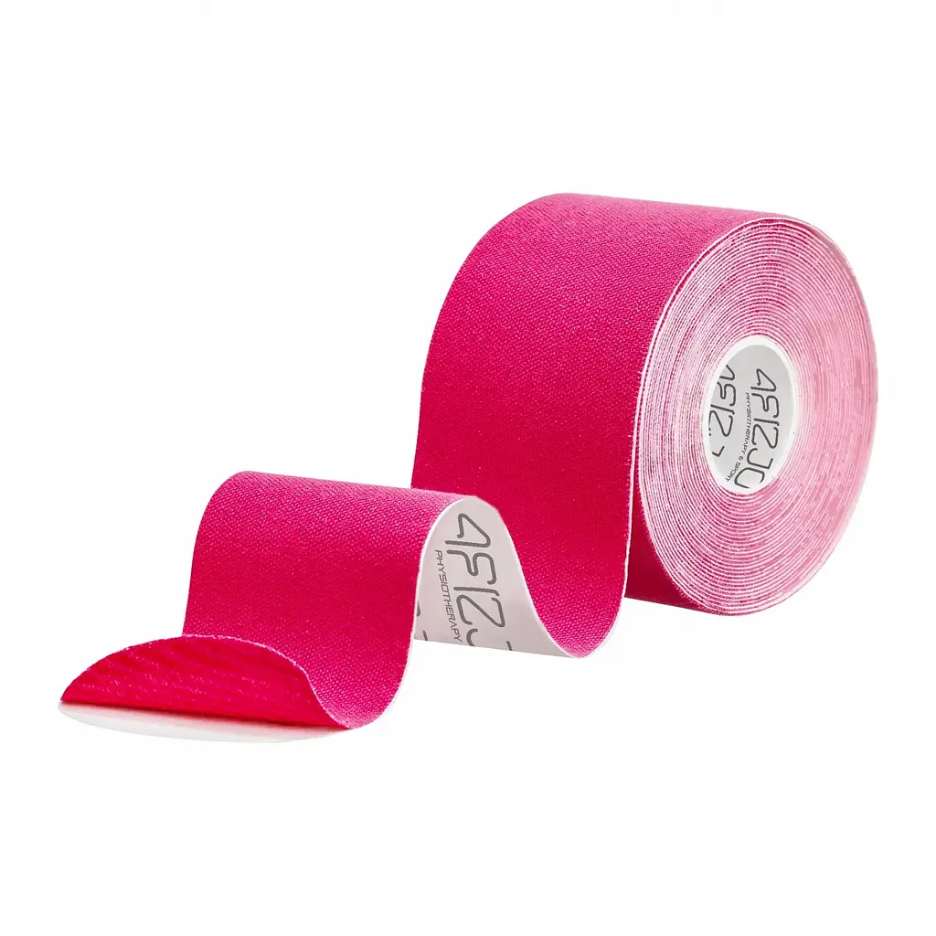 Стрічка кінезіологічна (кінезіо тейп) 4FIZJO 5 см x 5 м 4FJ0540 Pink (P-5907739316004) - фото 8
