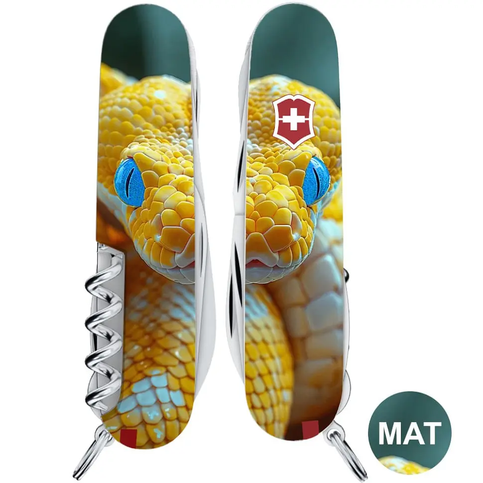 Ніж Victorinox Mountaineer Animal 91мм 18функ черв Змій - фото 5