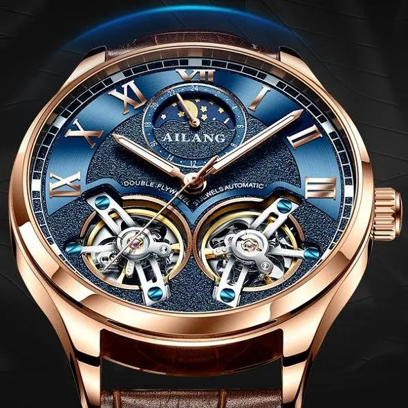 Чоловічий наручний годинник Ailang FlyWheel - фото 4