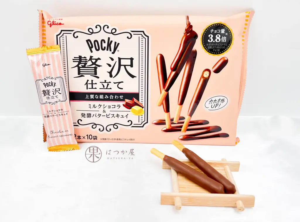 Японські палички Glico Pocky Luxury Milk Chocolat 10х2шт, 110г - фото 4
