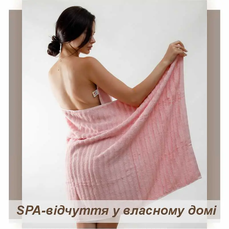 Набор полотенец Lovely Svi 3 шт.: 70 x 140 см, 50 x 90 см, 33 x 33 см Розовая Роза (701402) - фото 4
