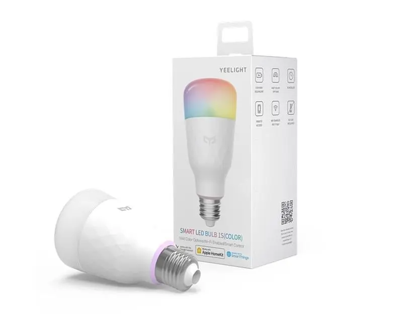 Розумна лампа Xiaomi Bulb Dimmable 1S RGB Wi-Fi різнобарвна - фото 3