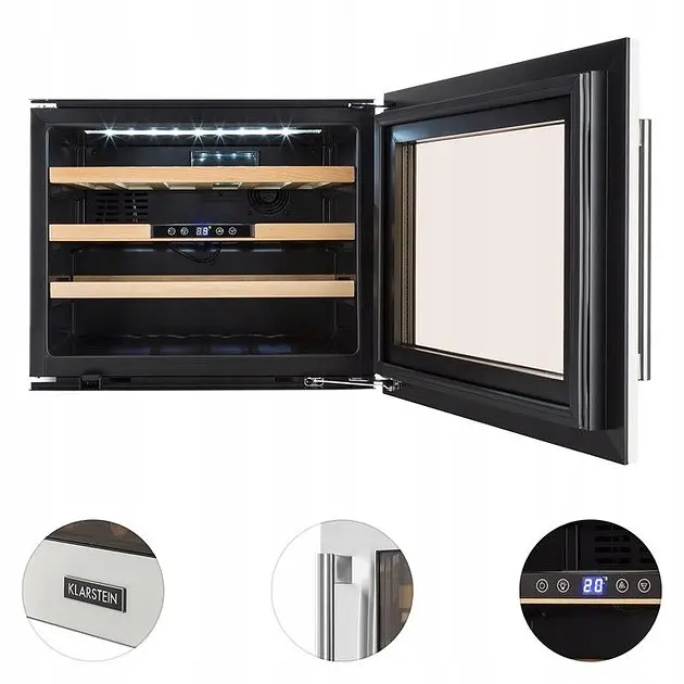 Врізний винний холодильник Klarstein Vinsider 24D (10029819) - фото 4