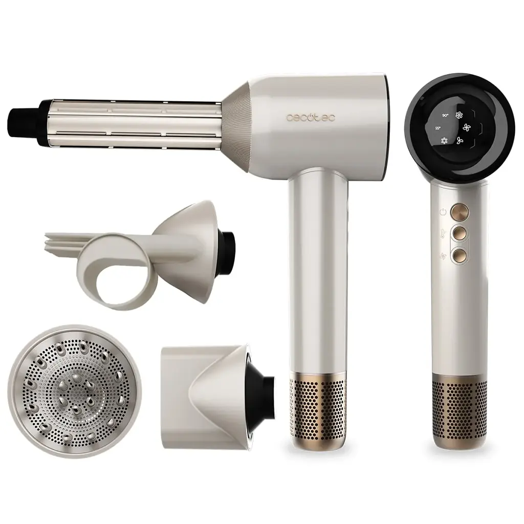 Фен Cecotec DryGlam Waves Champagne 4in1 (A01_EU01_103715)