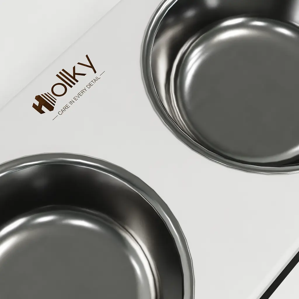 Hollky Base XXL40 — миски на підставці для дуже великих собак (2 × 2,8 л) - фото 5