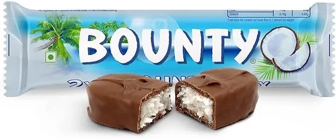 Батончики Bounty Coconut Milk Chocolate Twin Bars Multipack 4 х 57 г - фото 3