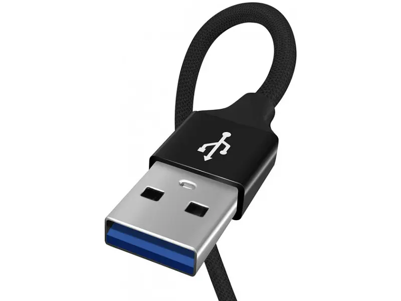 Кабель ColorWay (CW-CBUM009-BK) USB MicroUSB 2.4A 2м чорний - фото 2
