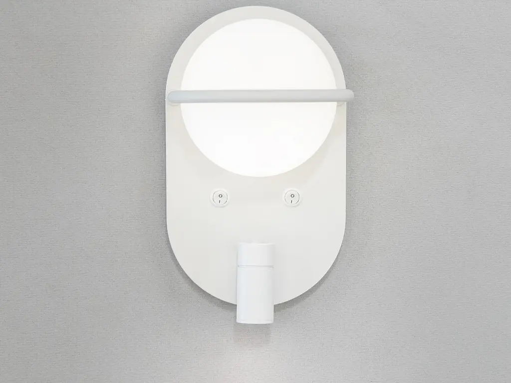 Бра настінне LED Diasha F3776WH Loft 2W біле IP20 мінімалістичний стиль - фото 2