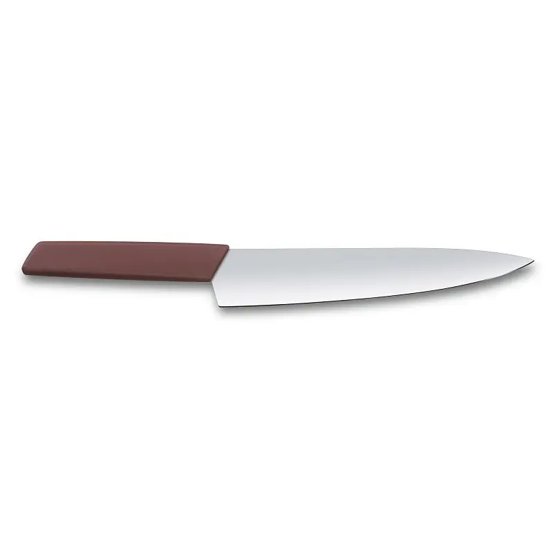 Кухонний ніж Victorinox Swiss Modern Carving лезо 22см з бордо. ручкою (блістер) - фото 4