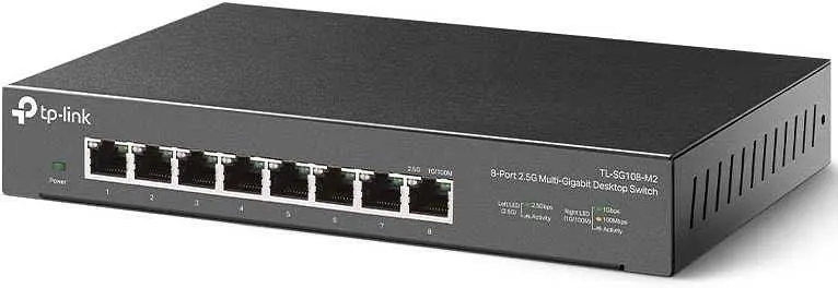 Коммутатор TP-Link TL-SG108-M2 8-Port 2.5G Multi-Gigabit Desktop (TL-SG108-M2) - фото 2