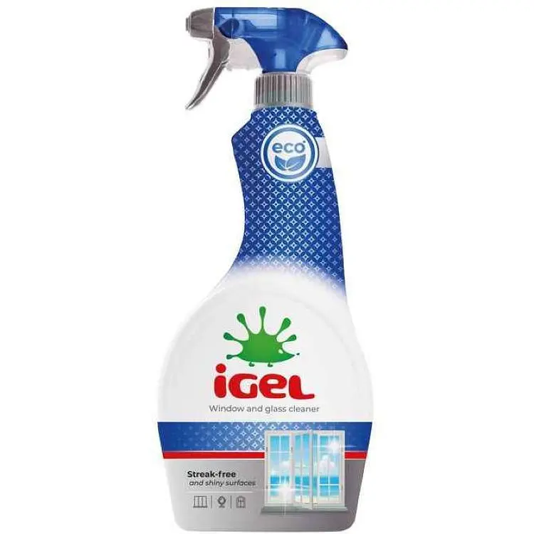 Засiб для миття скла та дзеркал IGEL 650мл тригер Window Cleaner