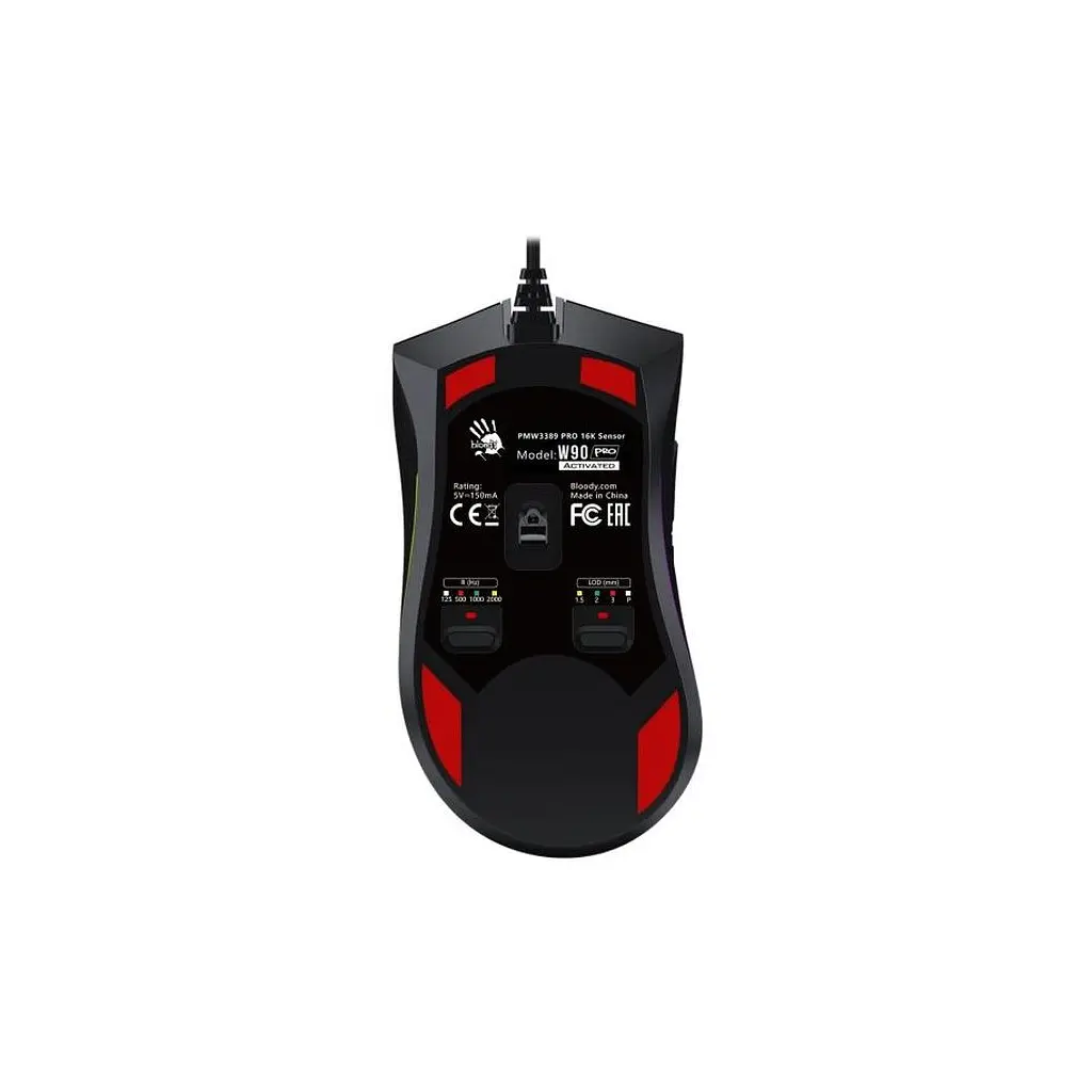 Мишка A4Tech Bloody W90 Pro Stone black (4711421962483) - фото 3