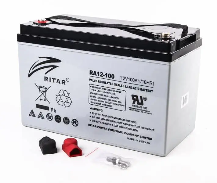 Акумуляторна батарея для ДБЖ Ritar AGM 12 V / 100 А*ч (RA12-100) - фото 2