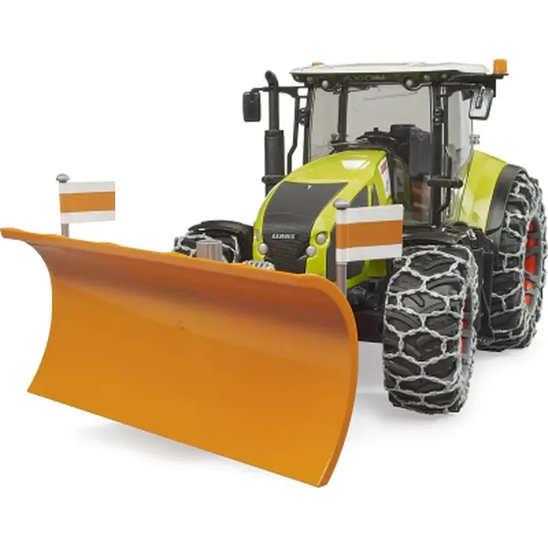 Масштабна модель автомобіля Bruder трактор Claas Axion 950 для прибирання снігу (03018) - фото 3