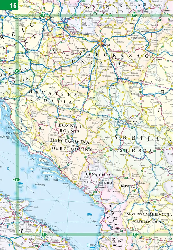 Philip's 2027 Easy to Read Multiscale Road Atlas of Europe - - фото 5