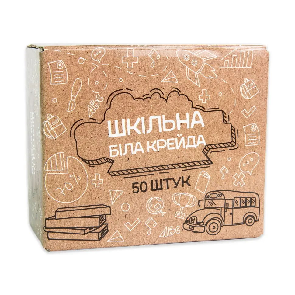 Великий набір "Шкільна крейда" 50133 в наборі 50 штук