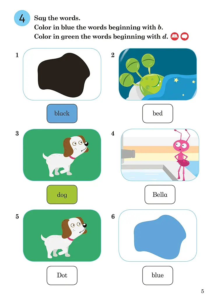 Ladybird Readers Starter A Ted in Bed Activity Book - - фото 5