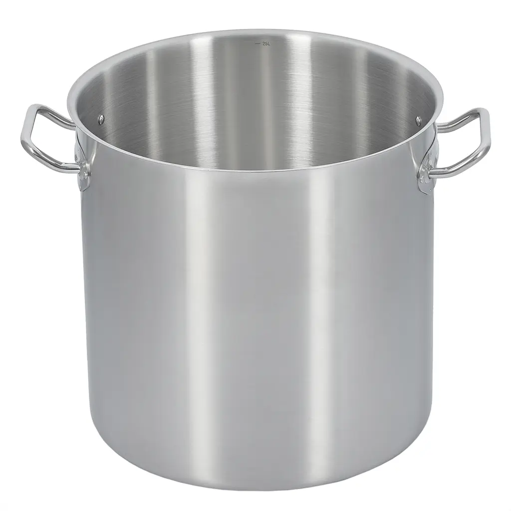 Каструля Gipfel Horeca Pro GP-50725 32 см 25 л срібляста
