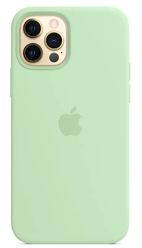 Чохол Silicone Case з MagSafe для Apple iPhone 12 Pro Max (Pistachio) ААА [57151] - фото 2